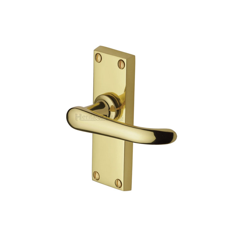 Heritage Brass Heritage Door Handle Lever Latch Windsor Short Design